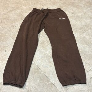 $$talentless various sizes below brown joggers